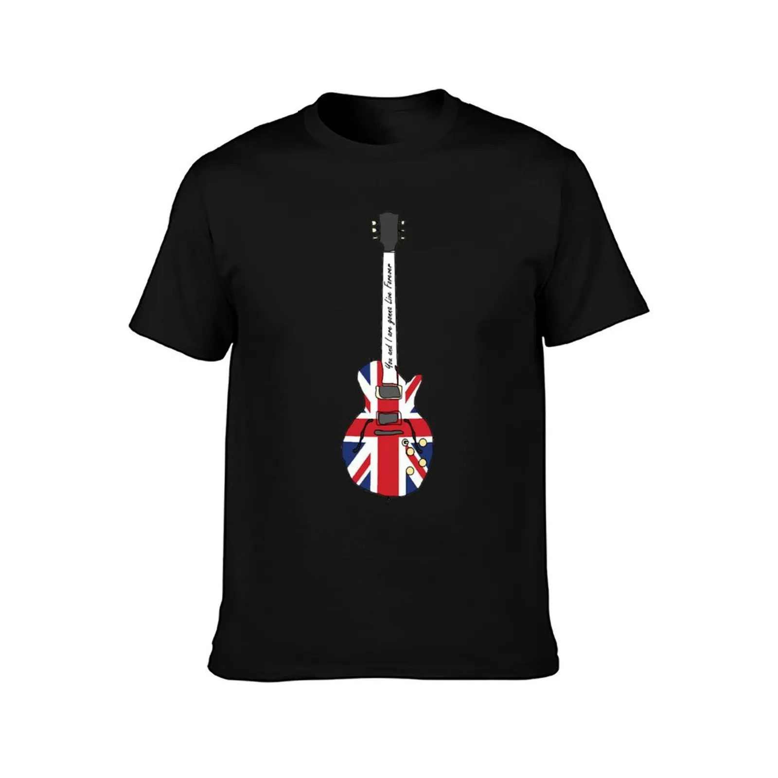 Noel Gallagher Union Jack Sheraton Live Forever T-Shirt new edition kawaii clothes mens t shirts