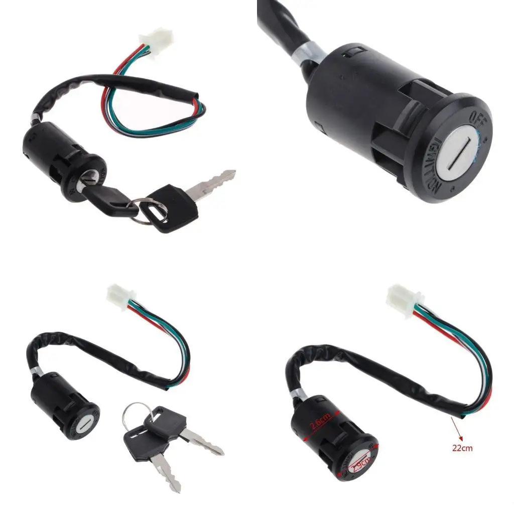 

02DE Universal Motorcycle ATV Ignition Switch for Key For for Suzuki for Yam