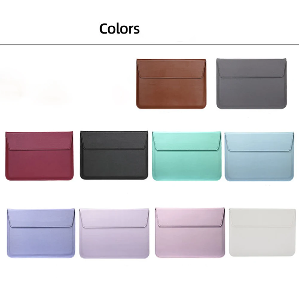 Business Custom Buchstaben Laptoptasche Große Kapazität Gravierte Initialen Laptop Sleeve Luxus Frau Mann Leder Tablet Computer Tasche – Detail 5