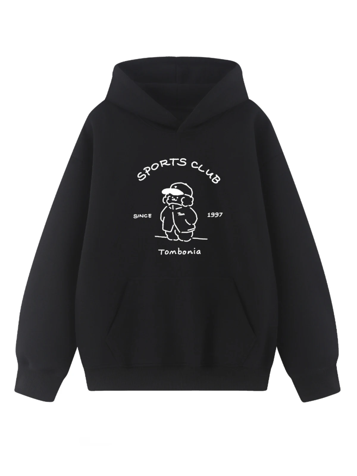 Bonito na moda impresso gráfico hoodie puro algodão primavera outono luxo nicho marca moda versátil masculino e feminino y2k hoodie