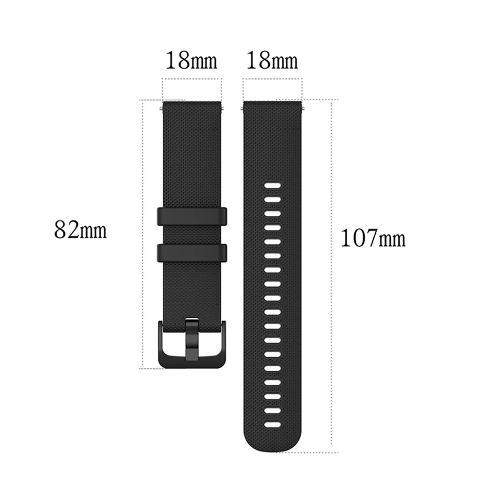 18/20/22mm Silicone Strap For Huawei Watch GT5 GT4 41mm 46mm GT3 GT2 Smart Watch Band For COROS Pace 3/2/APEX 42mm 46mm