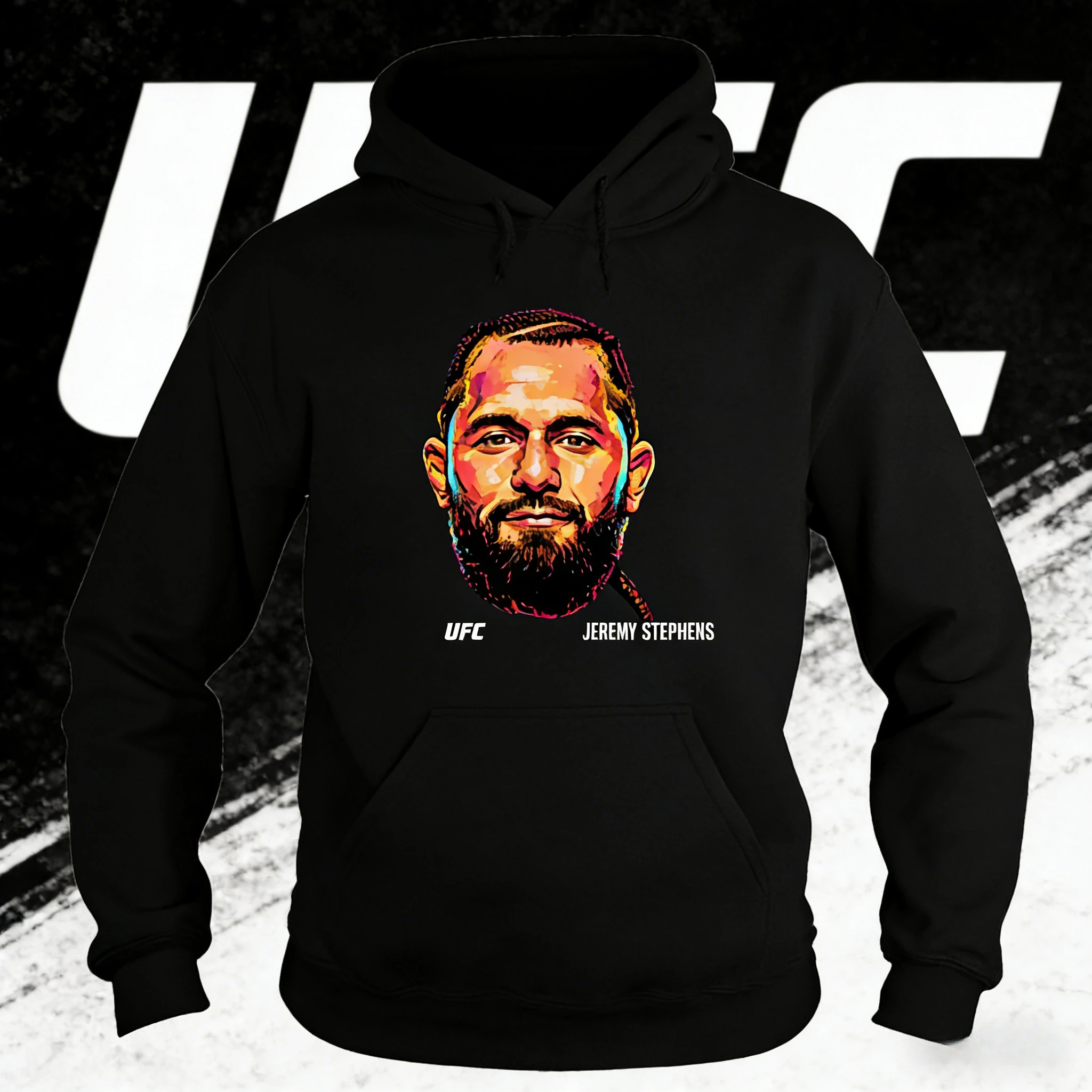 

Тема UFC Terns McKinney 2025-26, осень/зима, чистый хлопок, 100% повседневная свободная модная толстовка с капюшоном, подходит для мужчин и женщин