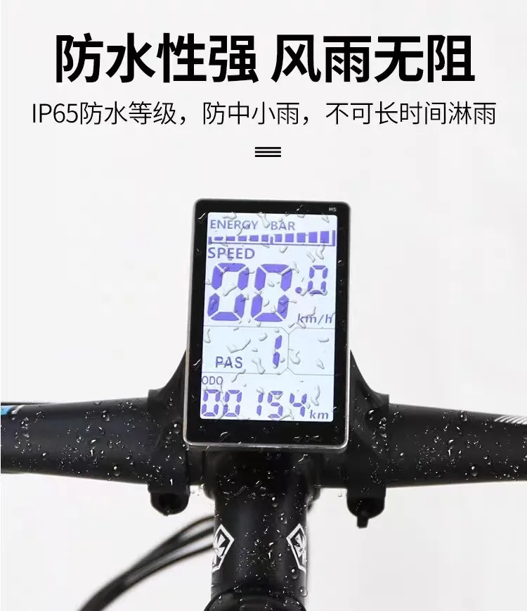 Brushless Electric Bike Controller with LCD Display Panel, Scooter, 24V, 36V, 48V, 350W