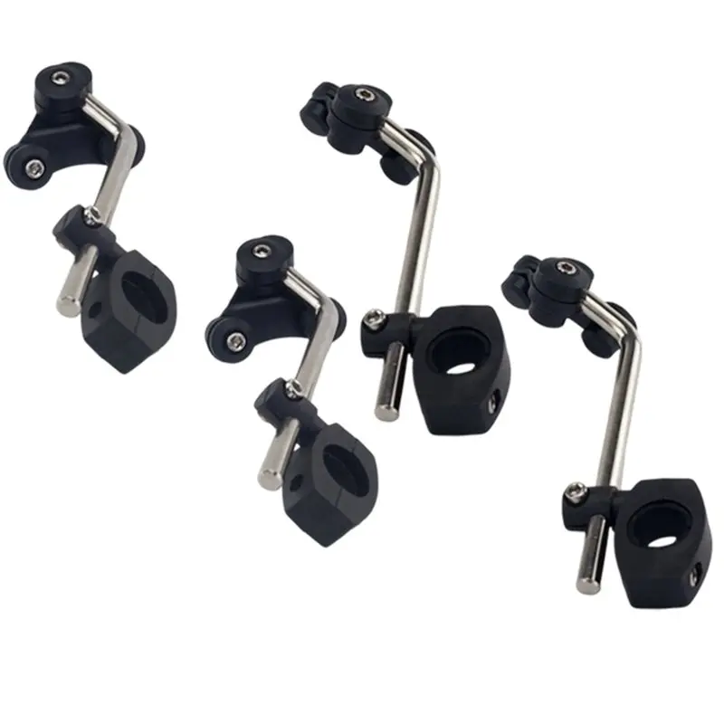 Moto Parts 22MM Windshield Mounting Bracket 4 Pairs Universal Windscreen Fixed Motorcycle Accessories Piar