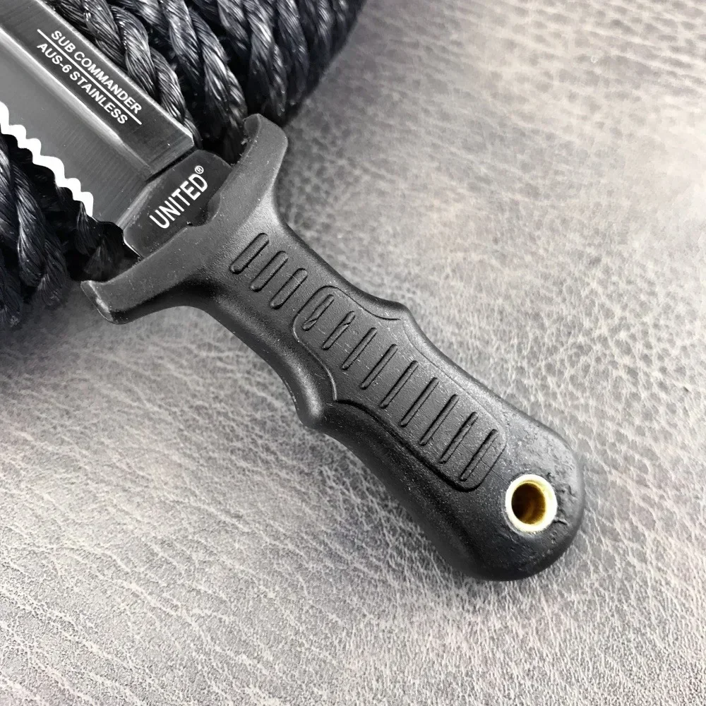 Mini Neck Keychain Setting Knife 440c Blade Nylon Fiber Handle  Military Tactical Survival Outdoor Knife Cutting EDC Tool