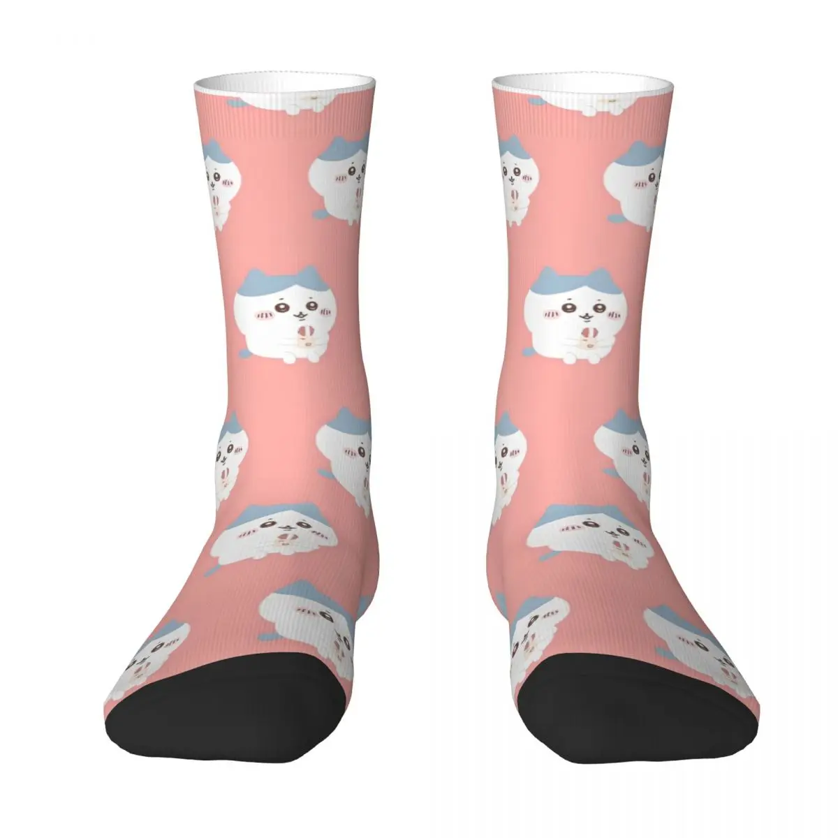 Bas Chiikawa mignons pour hommes, chaussettes Harajuku, chaussettes d'hiver confortables, chaussettes de course antibactériennes