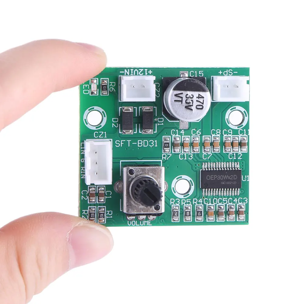 DC 12/24V 60W Mono canal HIFI Digital Mini módulo amplificador de potencia placa amplificadora de potencia placa de gran capacidad