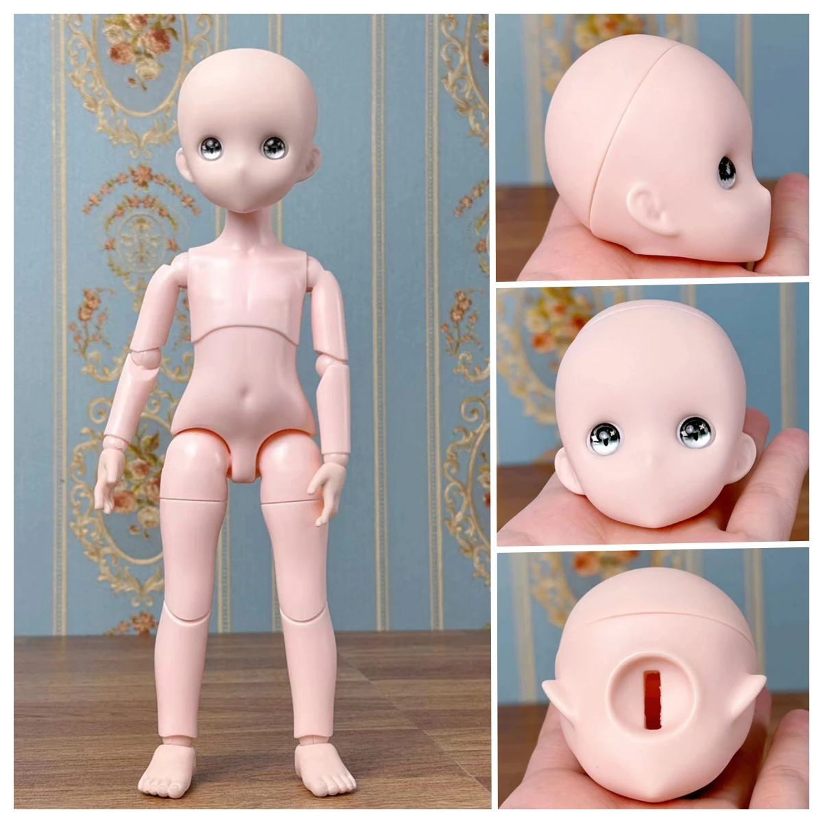 

DIY 1/6 BJD Кукла мультфильм 2D аниме лицо кукла 28 см Φ для девочек игрушка подарок