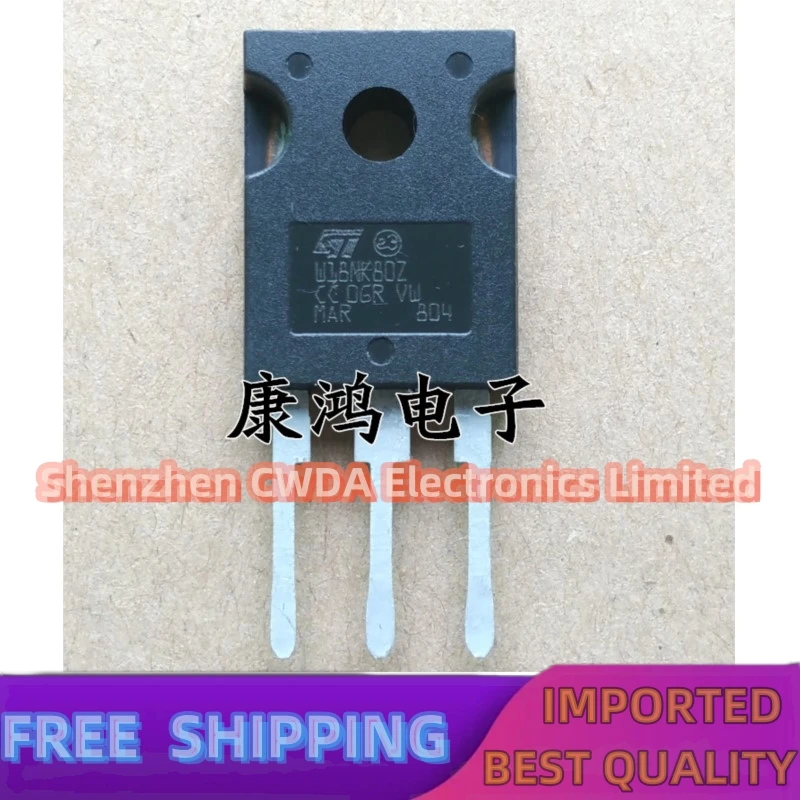 10PCS-20PCS   W18NK80Z STW18NK80Z TO-247 MOS 18A/800V  In Stock Can Be Purchased