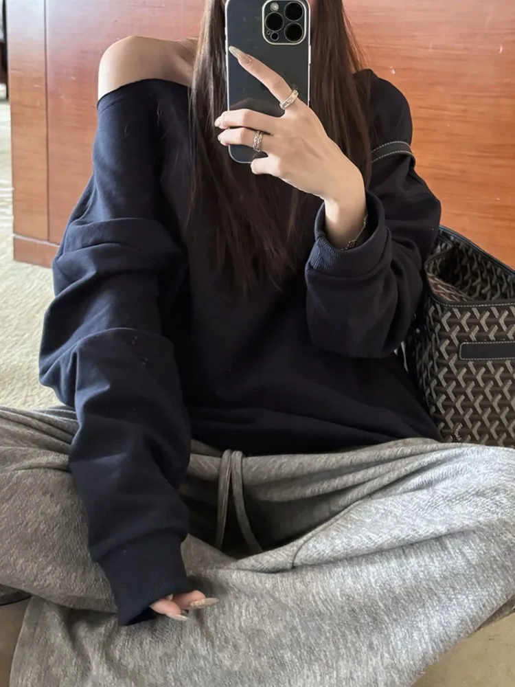 Autumn And Winter Women's Hoodie Fashionable, Comfortable, Loose, Casual Temperament, Versatile For Commuting, Simple Hoodie