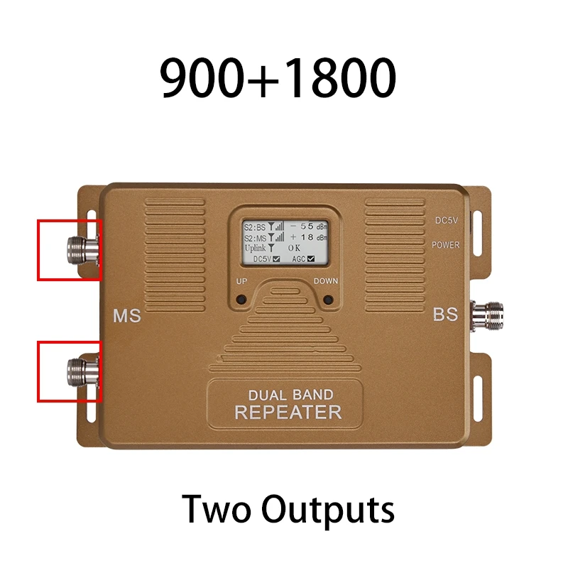 Imagem -05 - Prolongamento Móvel do Sinal Amplificador do Sinal g m 900 b8 Lte 1800 b3 Dual a Faixa Umts 900 1800 70db 2g 3g 4g o