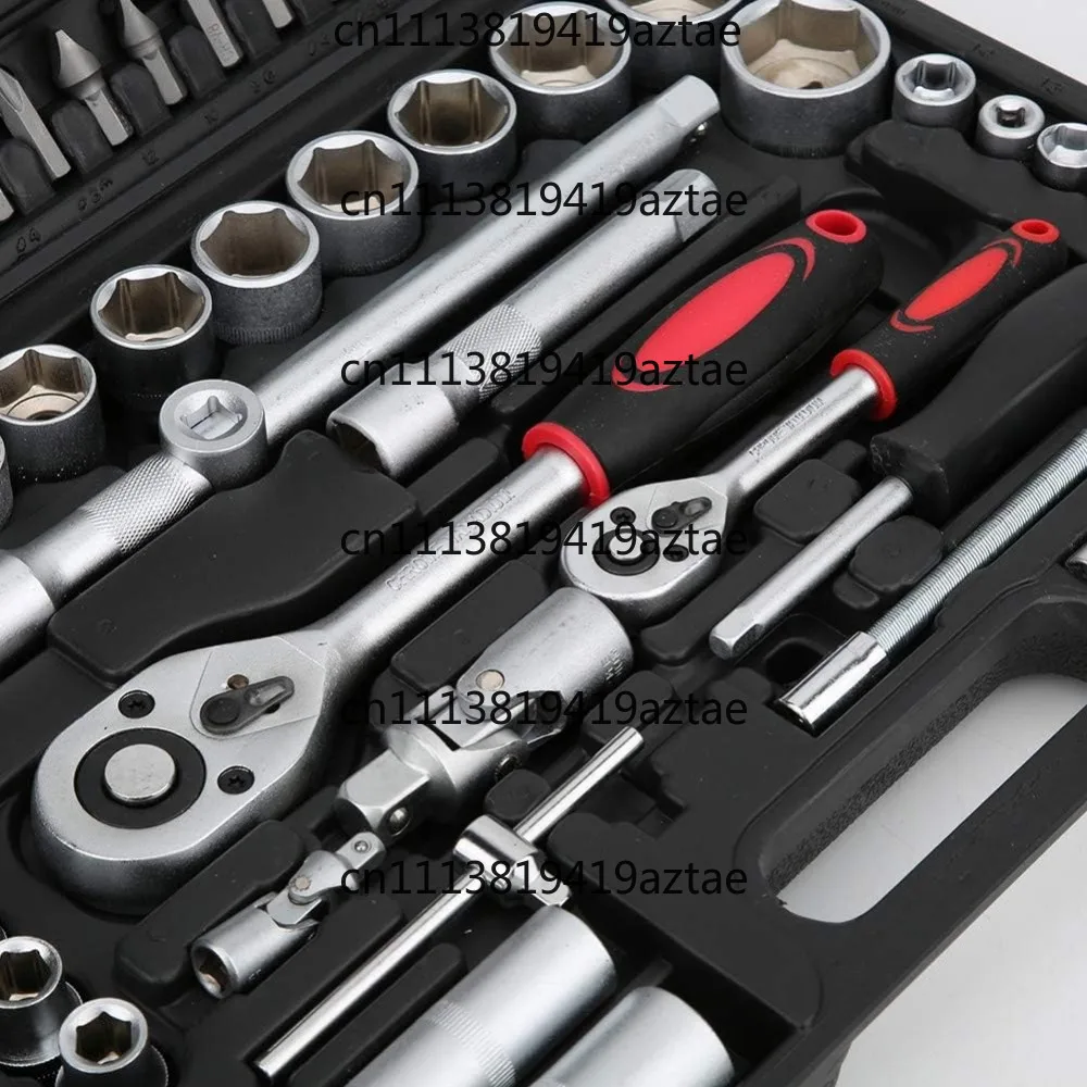 151pcs Auto Car Repair Set 151pcs Vehicle Hardware Tools Including Wrench Socket Hand Tools Cutter Grinder Hard OEM Cr-V 1 Set