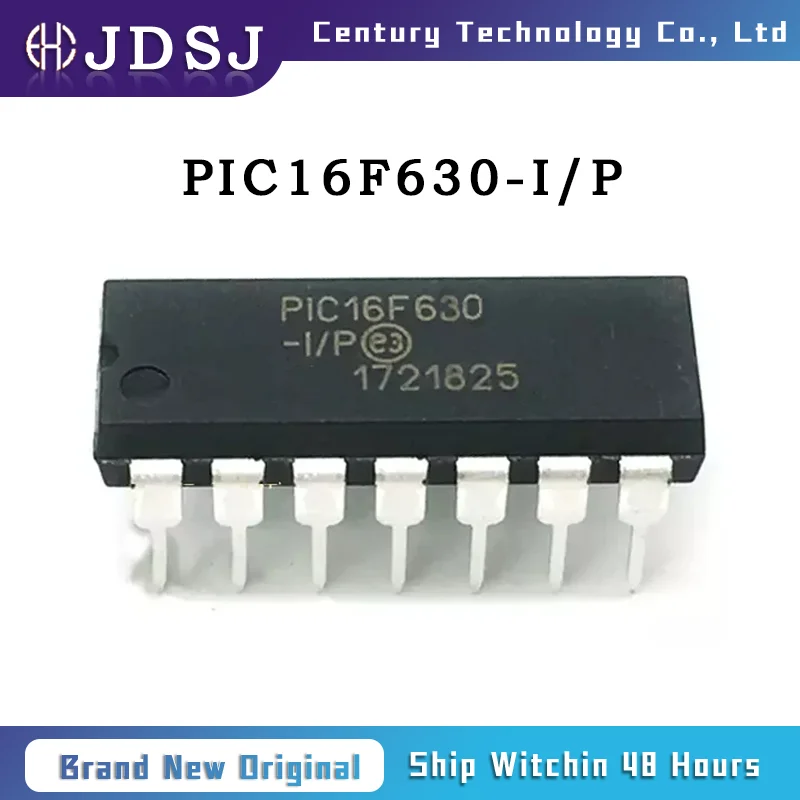 

5/10/50/100PCS NEW Original IC PIC16F630 PIC16F630-I/P DIP14 Microcontroller