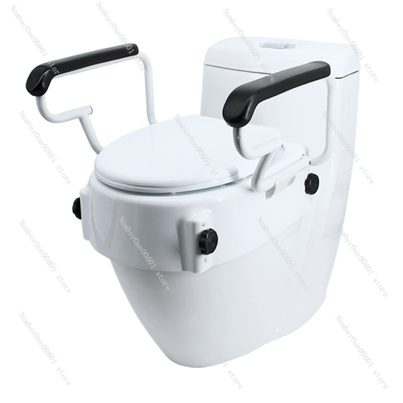 

Toilet booster elderly postoperative rehabilitation toilet seat armrests pregnant women toilet stool heightened cushion