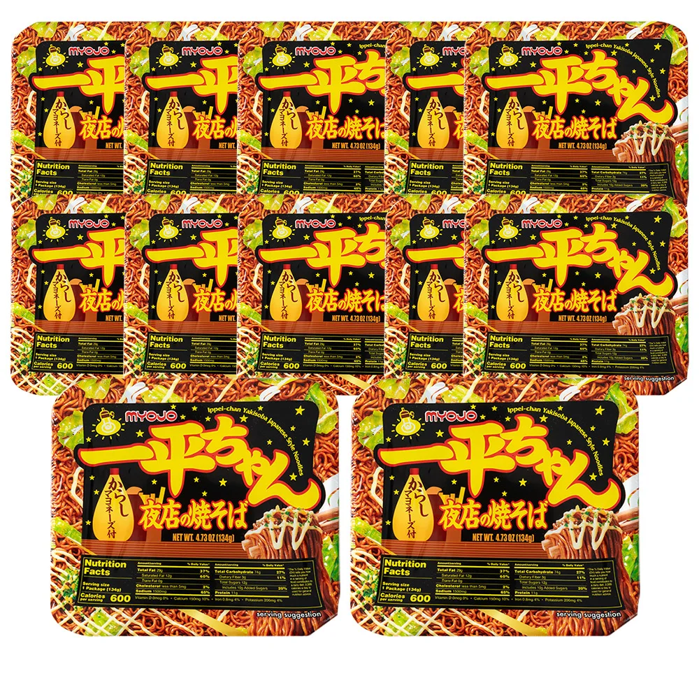 myojo Ippei-Chan Yakisoba 134g X 12 Paquetes