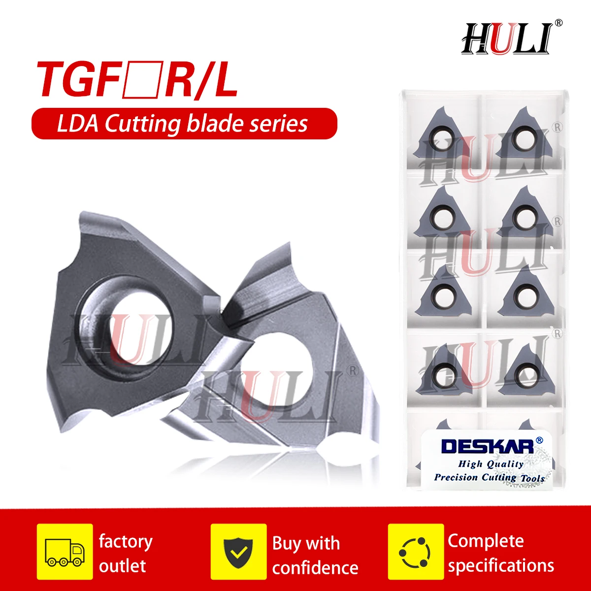 

Лезвие для обработки канавок с ЧПУ TGF32R/L 055/060/100/120/150/200/265/300 LDA TGF32R Series Универсальный режущий инструмент для обработки канавок материалов