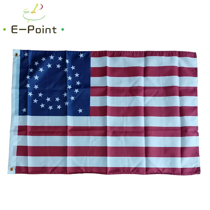 35 Star USA Flag American Civil War Banner 2ft*3ft (60*90cm) 3ft*5ft (90*150cm) Size Christmas Decorations for Home Flag Banner