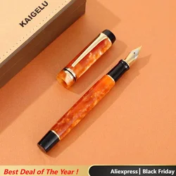 NEW Kaigelu 316 Celluloid Fountain Pen, Beautiful Marble Patterns Iridium EF/F/M Nib Ink Pen Writing Gift for Office Business