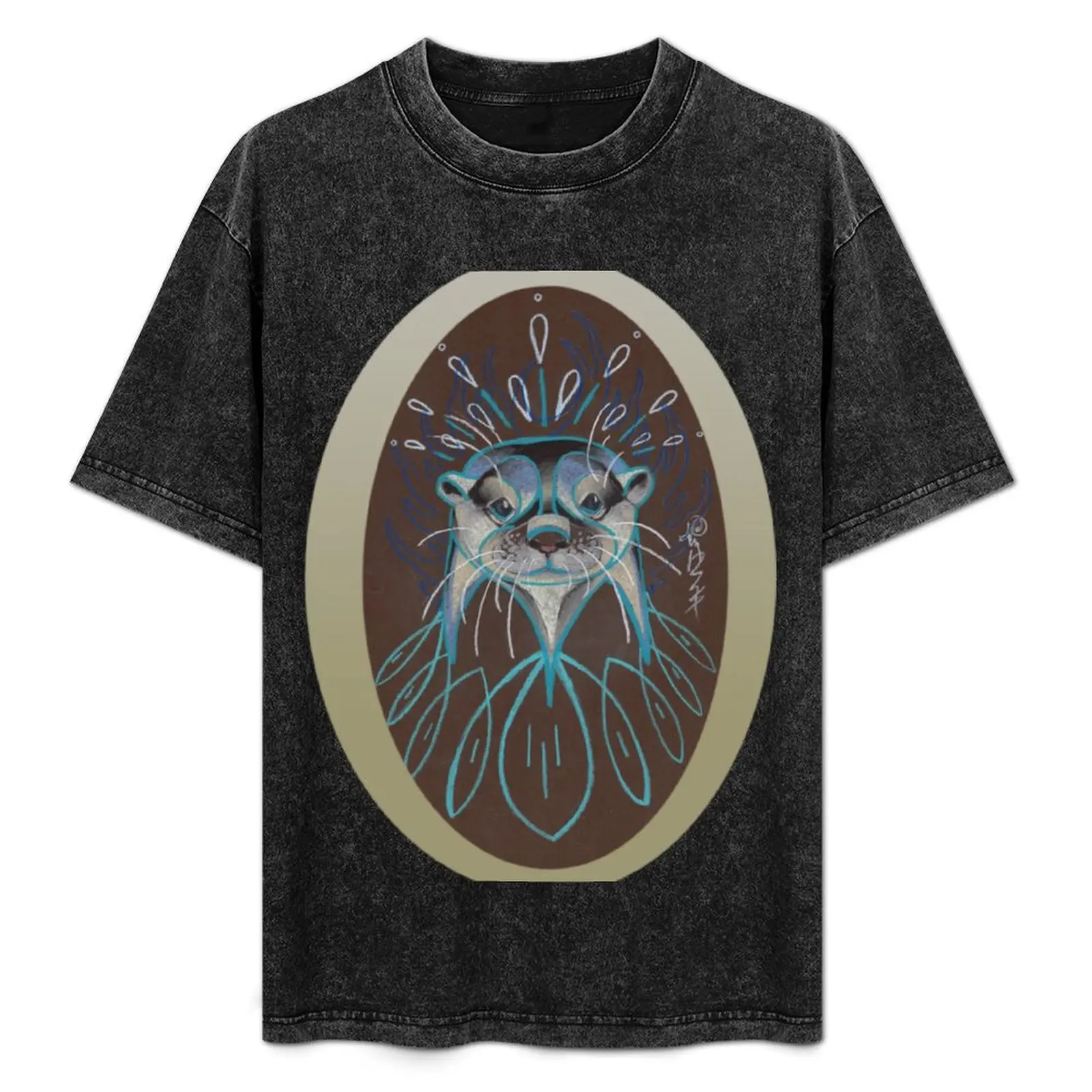 

River Otter! T-Shirt street wear shirts graphic tees plus size tops mens graphic t-shirts hip hop