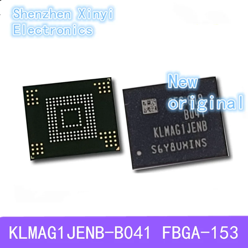 New original memory chip KLMAG1JENB-B041 KLMAG1JENB B041 FBGA-153 16GB memory particles