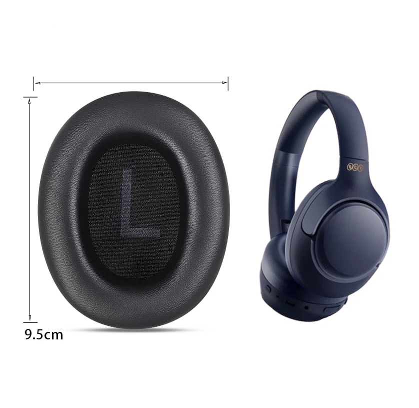 VEKEFF استبدال بطانة للأذن لسماعات TOZO HT2/HT2 الراحة فوق الأذن وسادة لينة رغوة الذاكرة وسادة الأذن يغطي