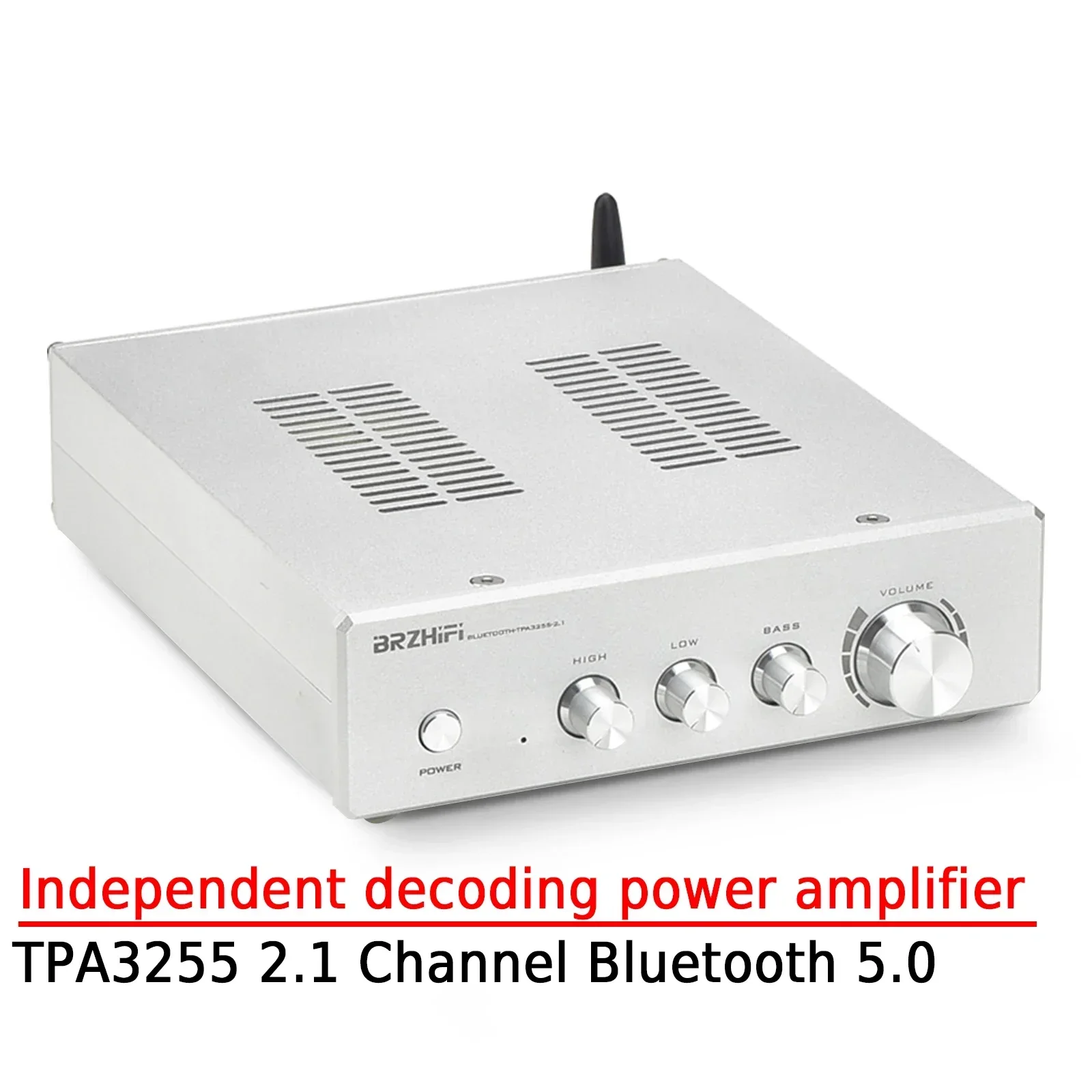 AMXEKR Dual Core TPA3255 Power Amplifier 2.1 Channel Bluetooth 5.0 Independent Decoding Fever Level High Power