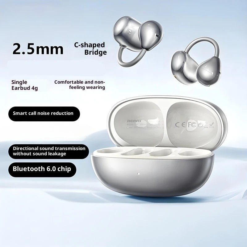 

Wireless Earbuds OWS Without in Ear Conduction Bluetooth 6.0 Hanging Earbuds Open Music Calling for Sports Gaming Office Use