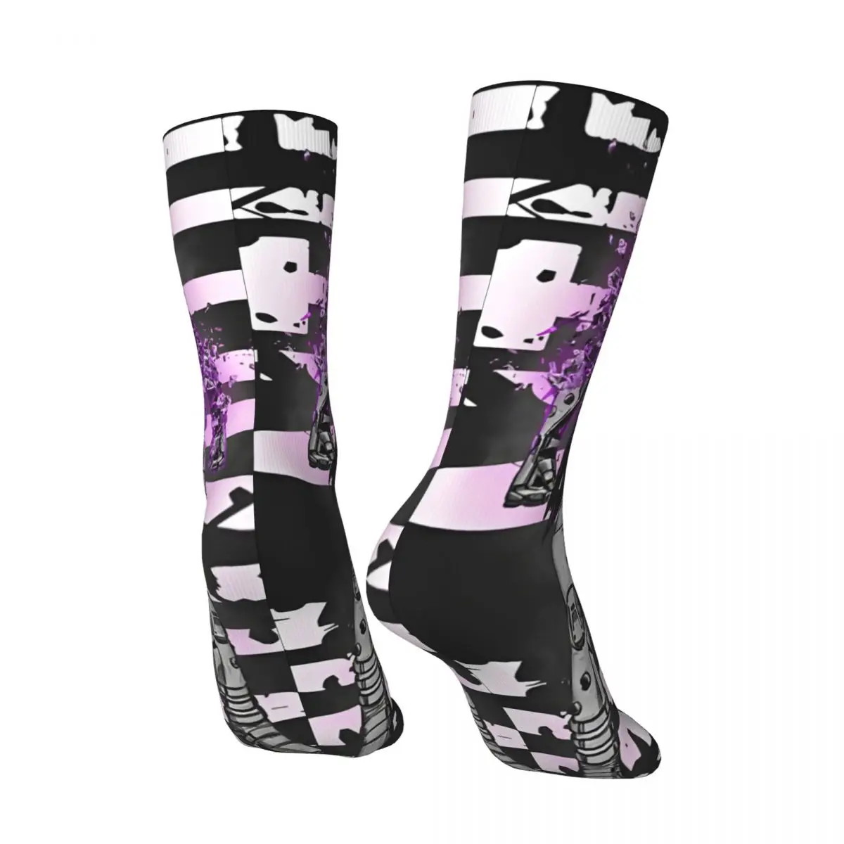 Crazy compression Impressive Sock for Men Harajuku Apex Legends Quality Pattern Crew Sock Novelty