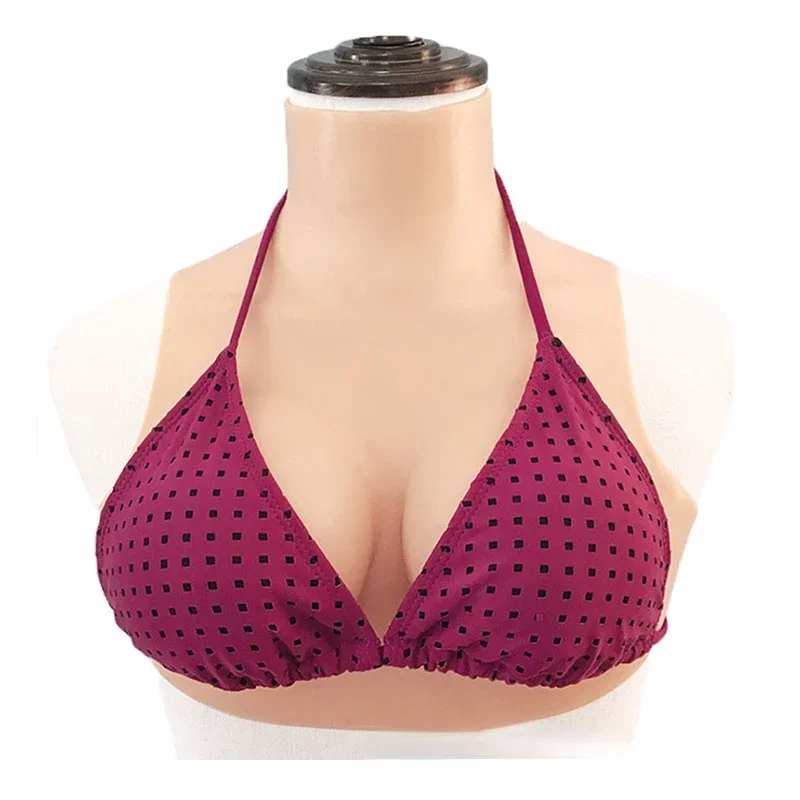 Realistic Silicone Fake Breasts Form Fake Breasts for Cosplay Stage Performances and Event Drag Costumes