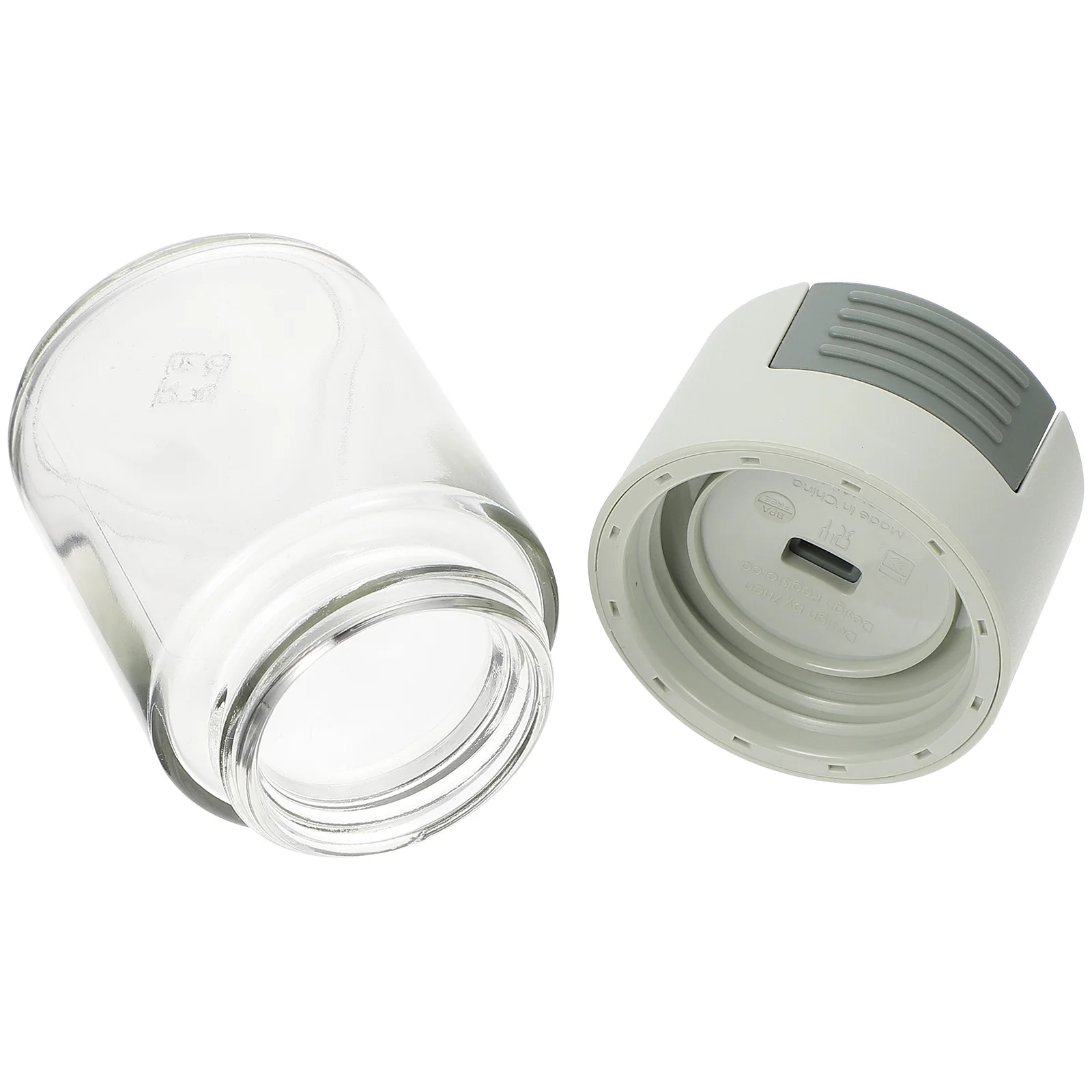 

1Pcs Press Type Seasoning Bottle ABS Glass Plastic Kitchen Gadget Condiment Holder Spice Storage Easy Carry