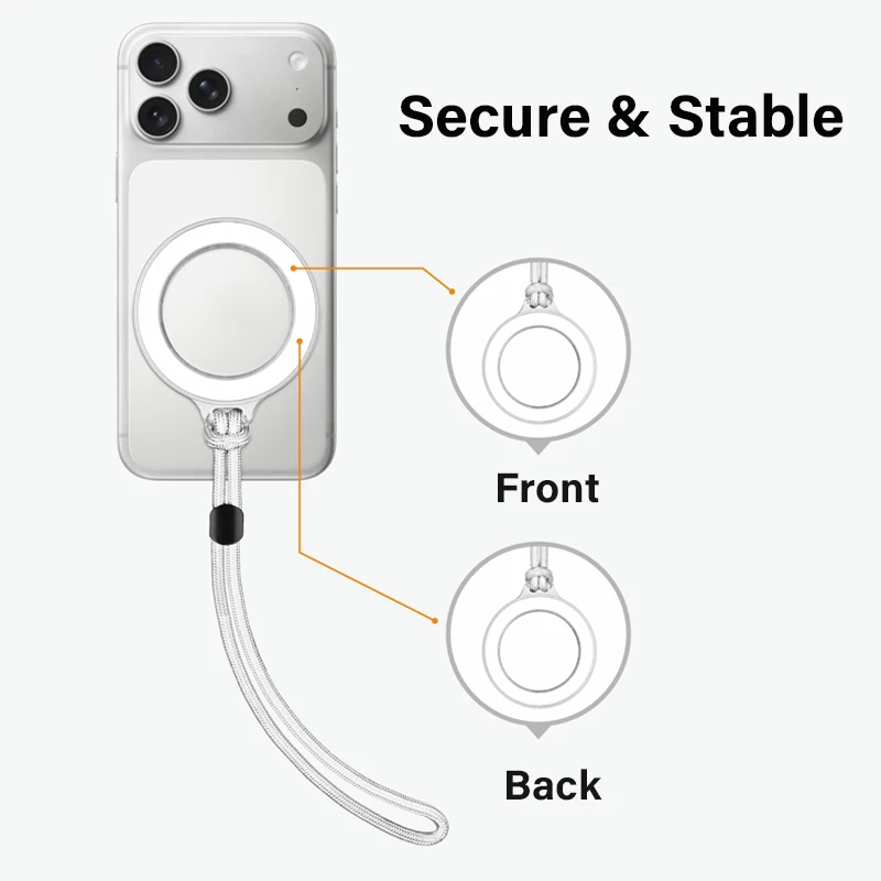 Handy-Lanyard für MagSafe Magnetring, Trageband für iPhone 17 16 15 Samsung Xiaomi, Mehrere Farboptionen – Detail 22