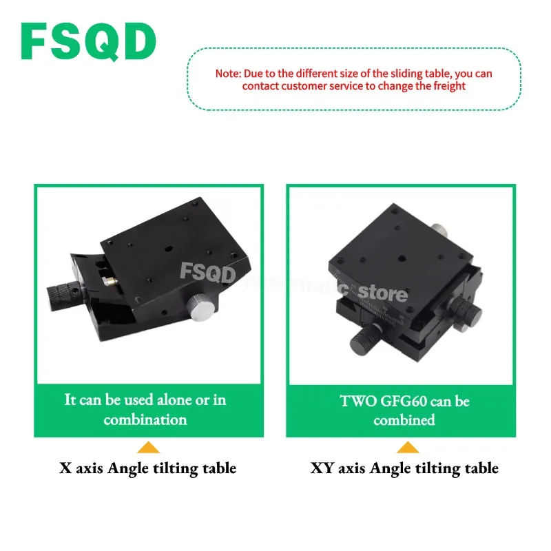 X-محور GFG40X40 GFG60X60 GFG80X55 GFG40X60 GFG80X100 GFG90X100 GFG40X25 GXF40-60-L طاولة منزلق مائل-GFG أداة هوائية #6