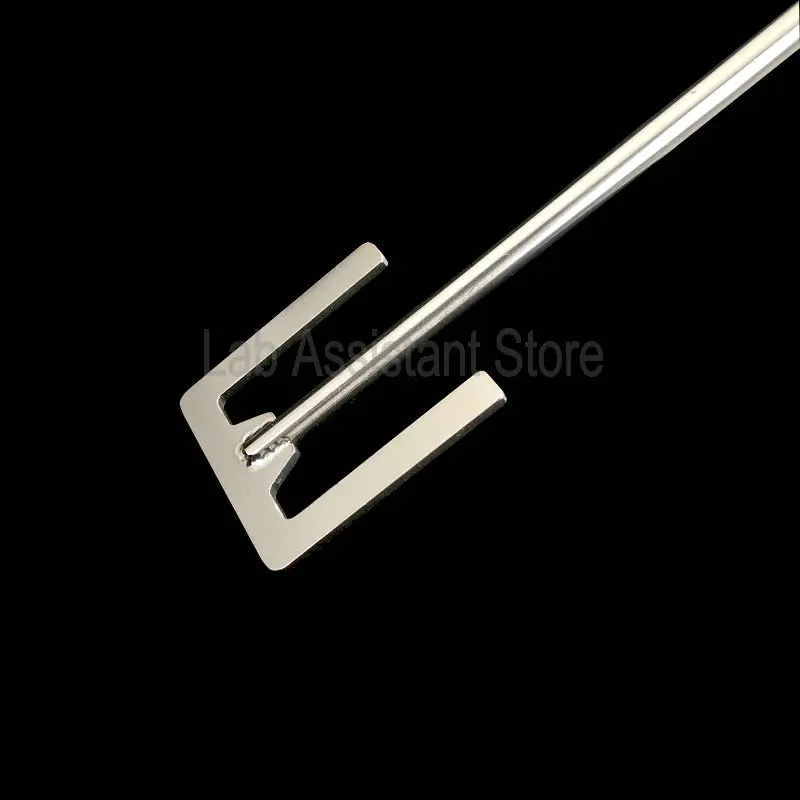 1pcs Stainless Steel E-type Stirring Paddle with Leaf-width 30mm-120mm SUS304 Mixer Used in Lab Mixing Equipment