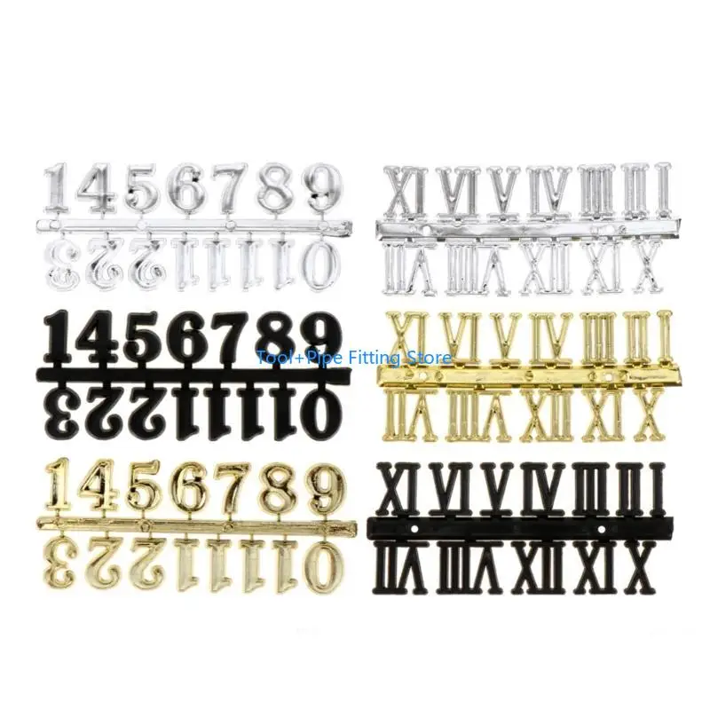 F92B Numeri clock fai -da -te numeri romano arabi Numeri digitali fai -da -te Sostituzione