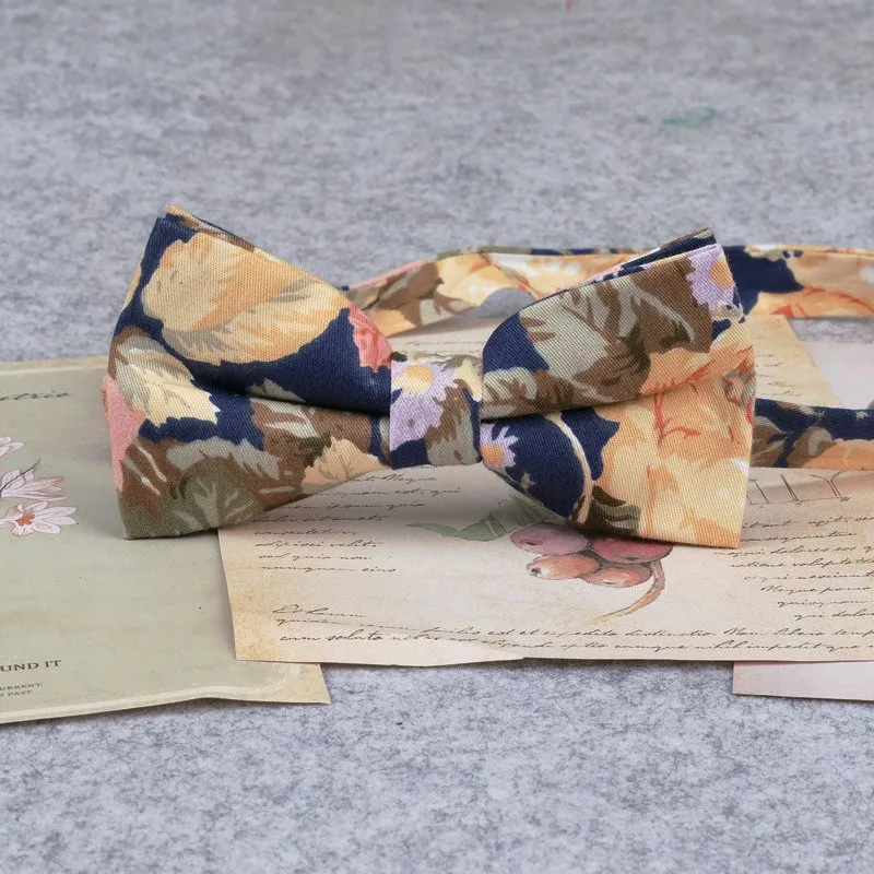 Marke Neue Männer Mode Retro Blume Drucken Bogen Krawatten Für Mann Casual Schule Jungen Katzen Muster Neck Tragen Bowtie Zubehör schmetterling – Detail 37