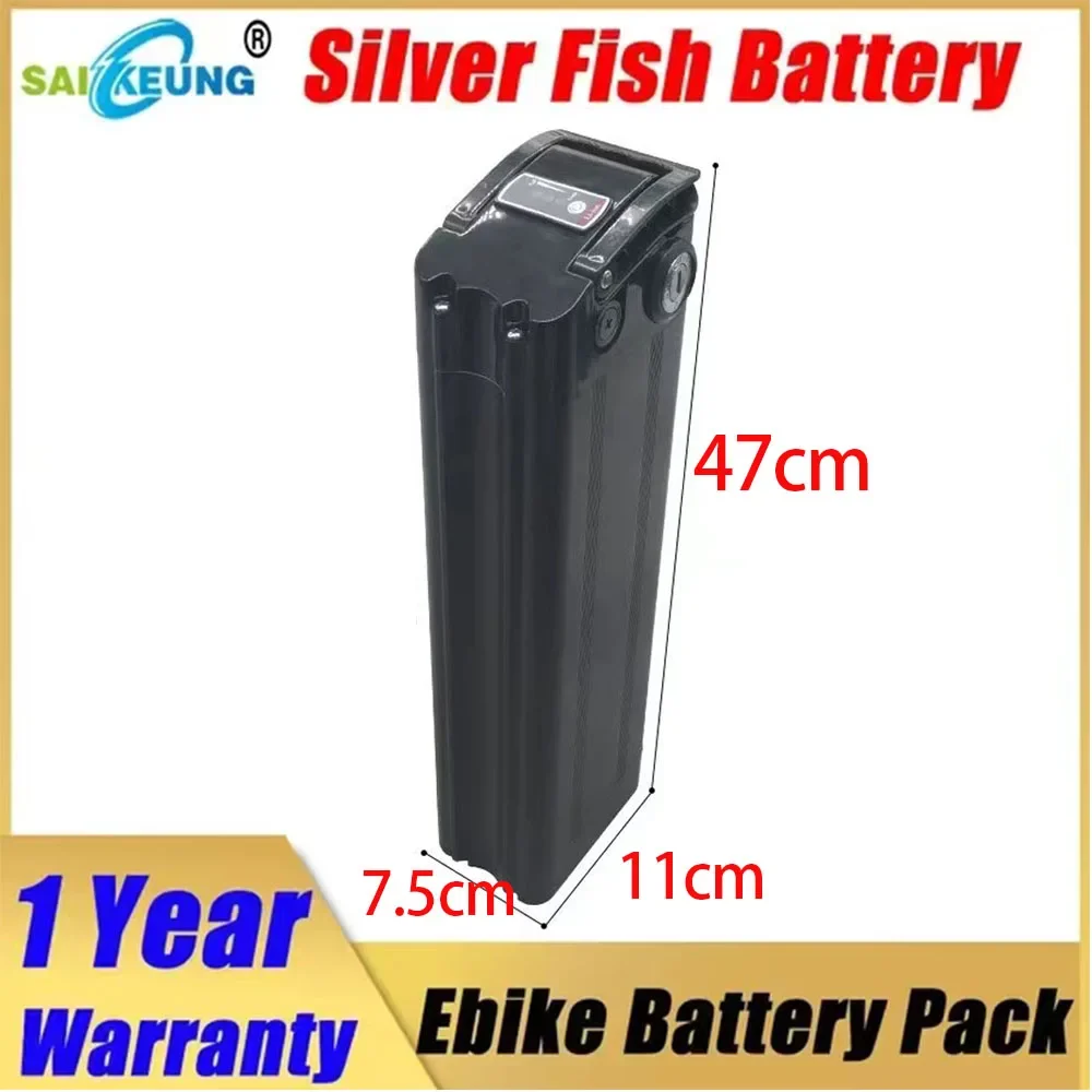 Lengthen SilverFish 36 52 60 72v 48v 50ah 60ah Electric Bike 20ah Akku Accu 250-3000w Bateria De Litio 30AH 40ah Lithium Battery