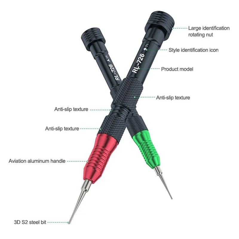 Relife RL-726 3d präzisions drehmoment schrauben dreher anti slip griff multifunktional für handy demontage schrauben dreher