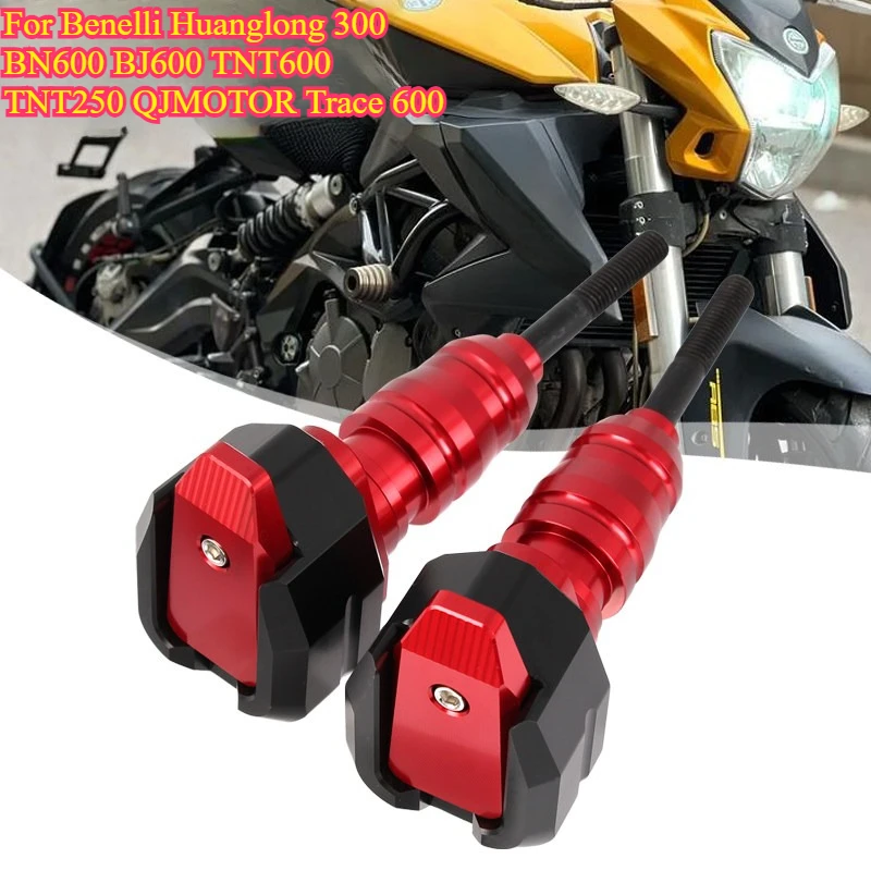 Protector Anticaída Crash Slider para Benelli TNT250 TNT300 BN600 BJ600 300 600 QJMOTOR 600, Barra Anticaída para Cuadro