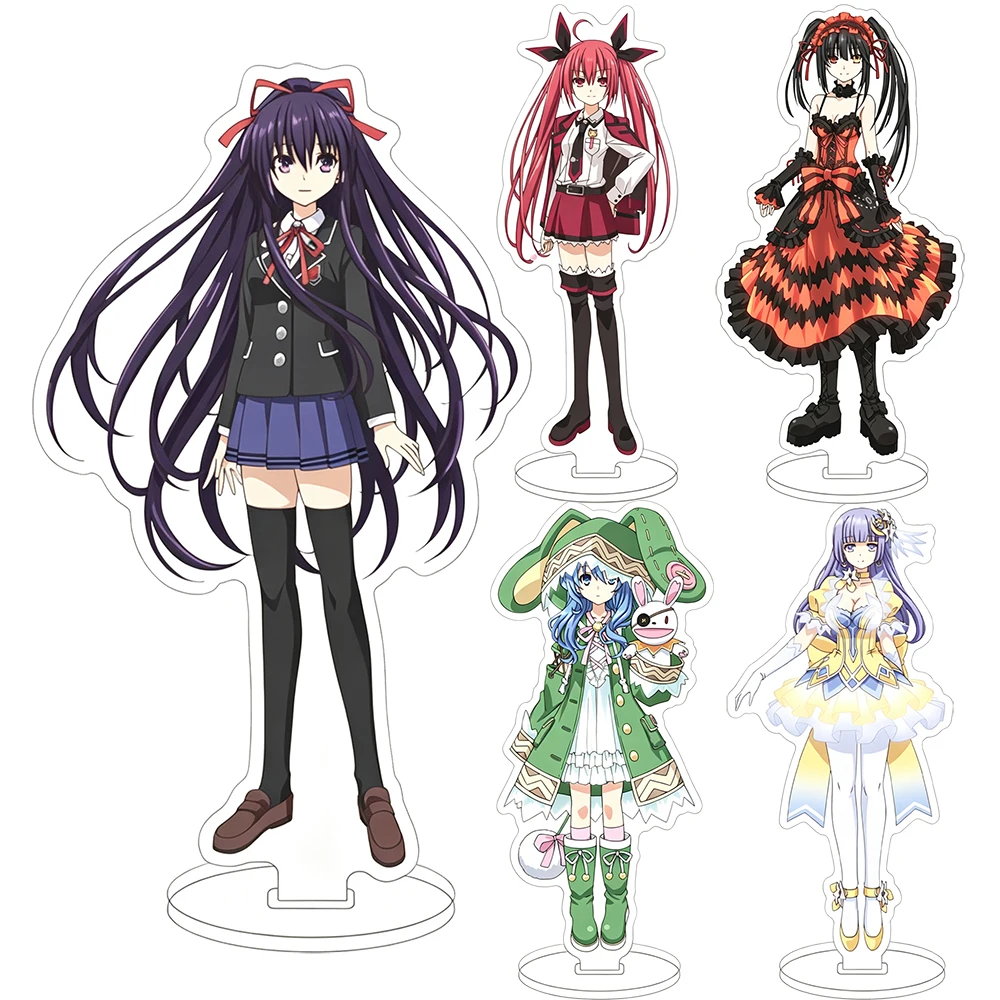 Figura de Anime de 16 CM de DATE A LIVE, Itsuka Shido, Yatogami Tohka, Efreet ‌ Tokisaki Kurumi Yoshino - Soporte de acrílico para figuras de cosplay, regalos y adornos