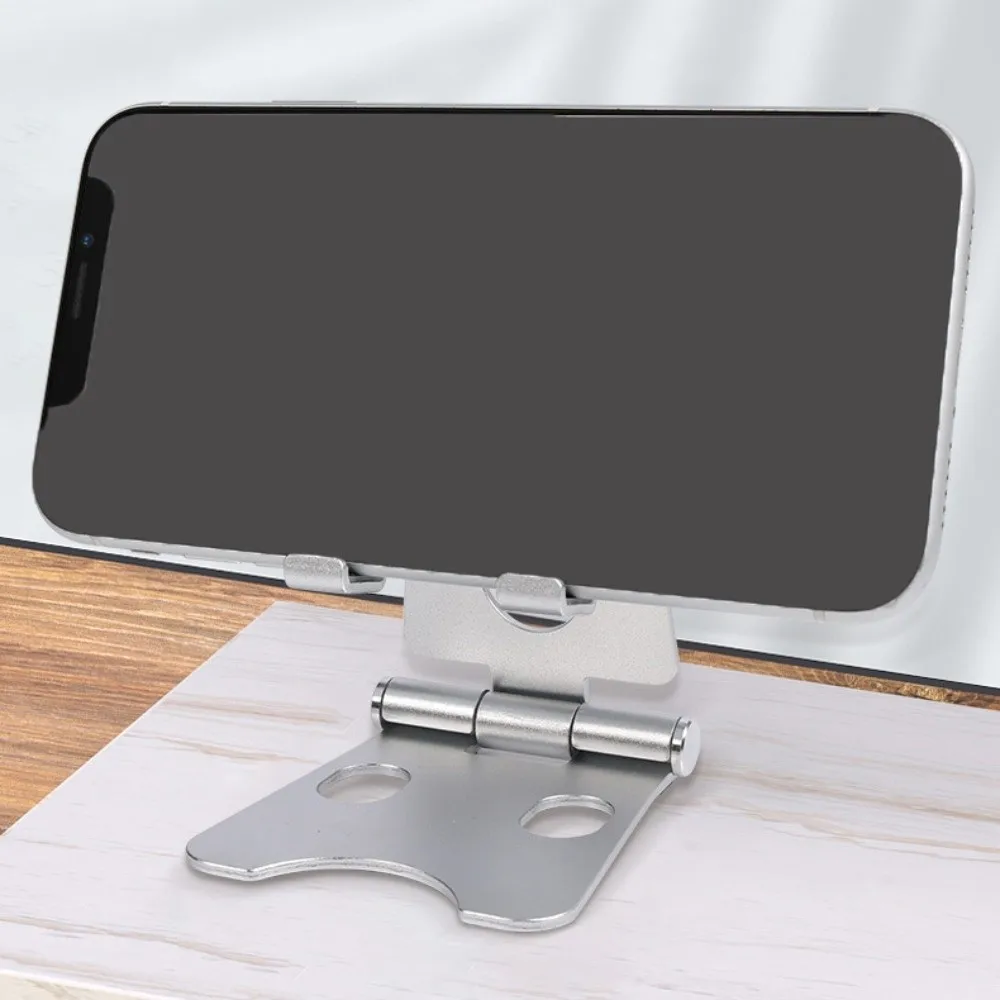Foldable Mobile Phone Holder Adjustable Portable Mobile Phone Stand Non-slip Aluminum Alloy Table Cell Phone Bracket