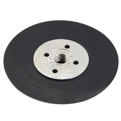 1pc 5inch Backing Pad Fibre Disc Thread with Lock Nut for Angle Grinder Sander Polishers Power Tool Accessories