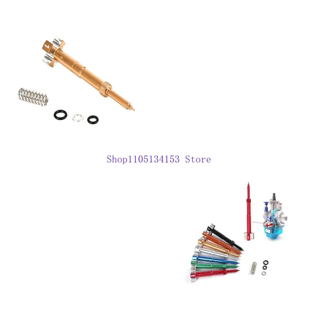 

hg89 Motorcycle Accessories Air Fuel Mixture Screw Set Fit for FCR PWK Carburetor Dit Pit Bike ATV Part Pilot- Screw Adjuster