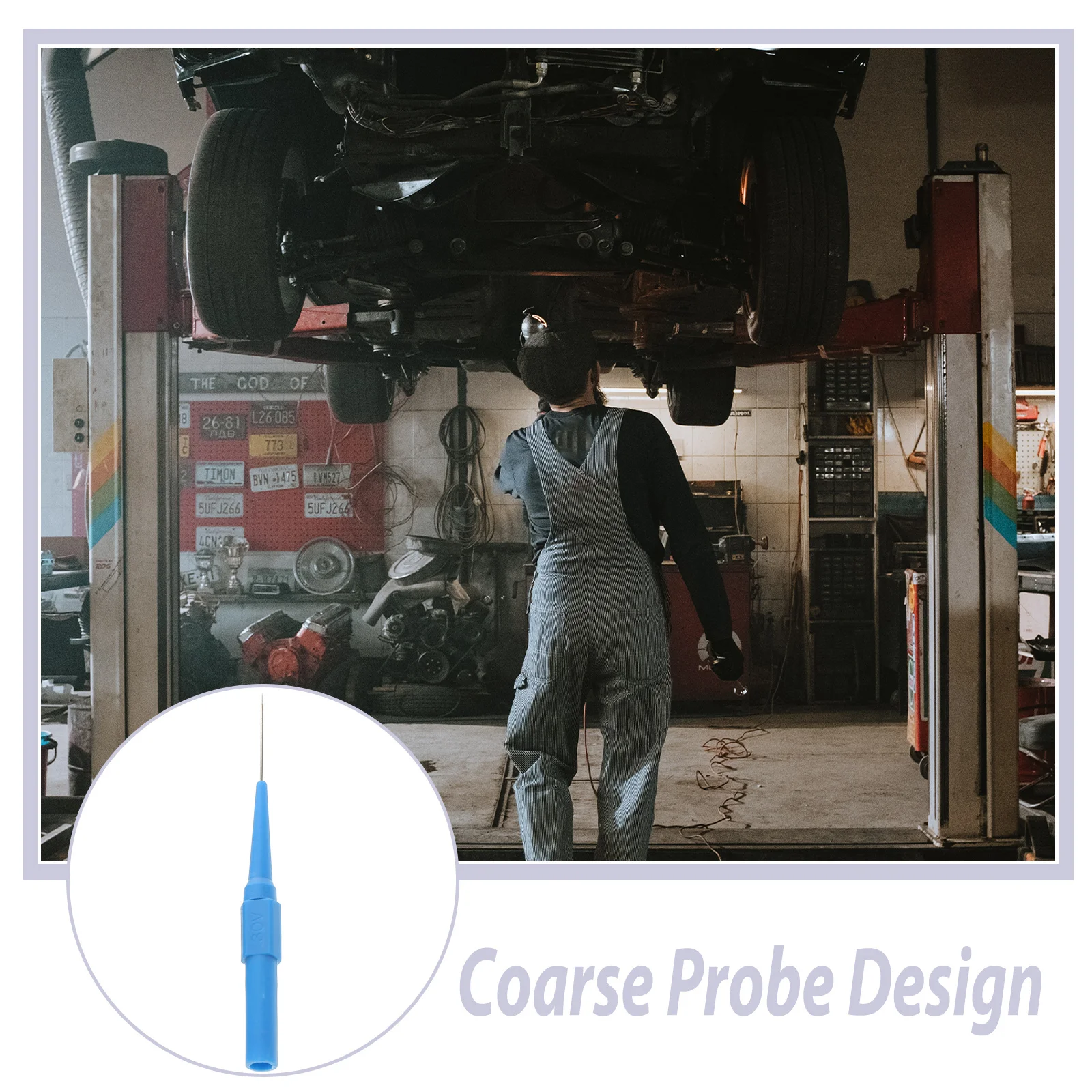 

5Pcs Test Probes Multimeter Detection Piercing Needle Automotive Circuit Tester Nondestructive Pin Meter Leads Kit