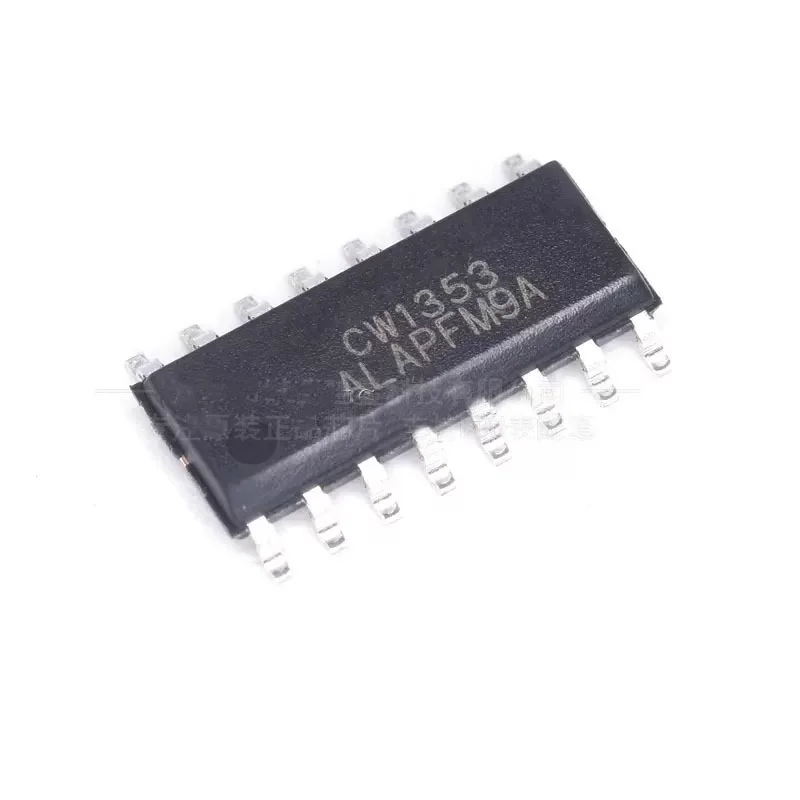 (10pcs) CW1353ALAP SOP-16 The CW1353 has a built-in balanced 4-5 series lithium protection IC chip