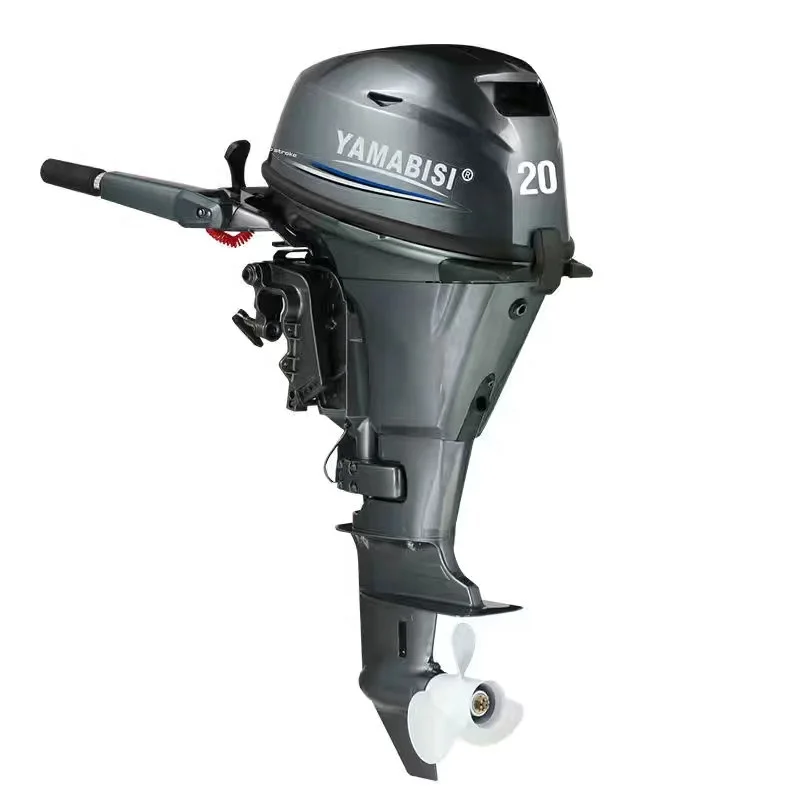 YAMABISI 4 Stroke 20 Horsepower Outboard Motor Kayak Fishing Boat Motor Outdoor Outboard Motor