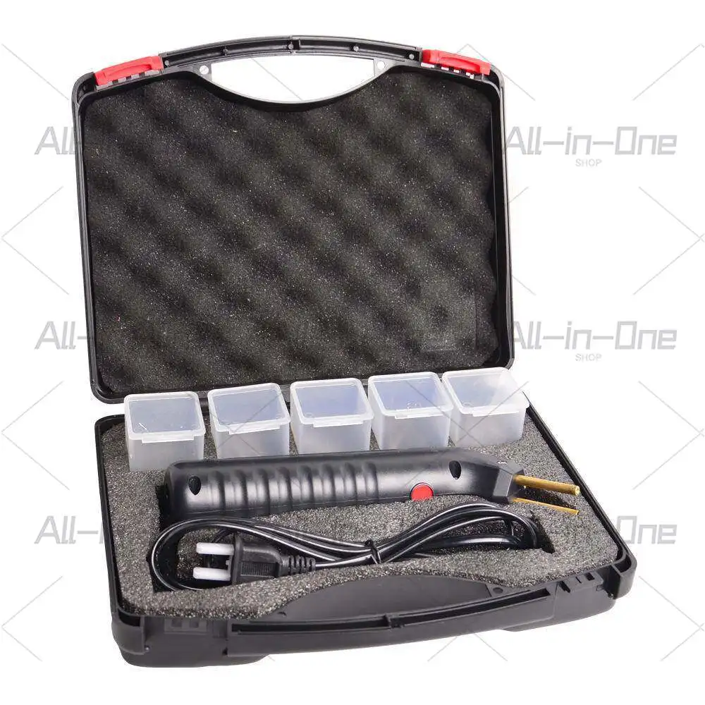 Plastic Welding Machine Patch Machine Plastic Soldering Iron with Staples Car Bumper Body Repair PP PE PVC Gap Repair Kit