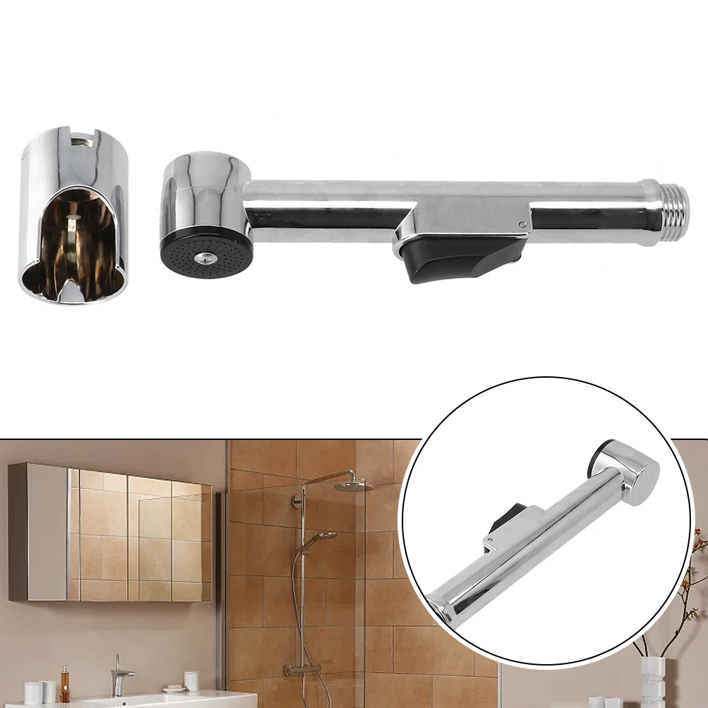 1 Pcs Sprayer 1 Kit Accessories Exquisite Parts Toilet Bidet Bracket Douche Hand Held Head Spray Stainless Steel