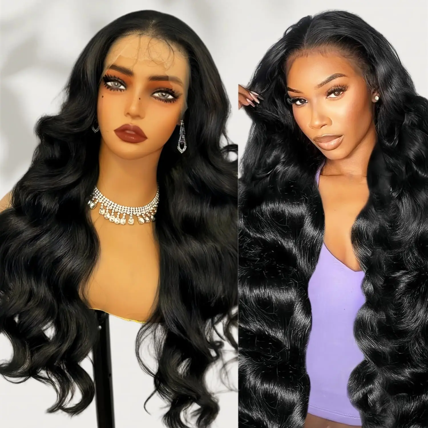 

40 Inch 250 Density Lace Frontal Wig 13x4 360 Hd Body Wave Transparent 13x6 Lace Front Human Hair Wigs For Women Brazilian Wigs