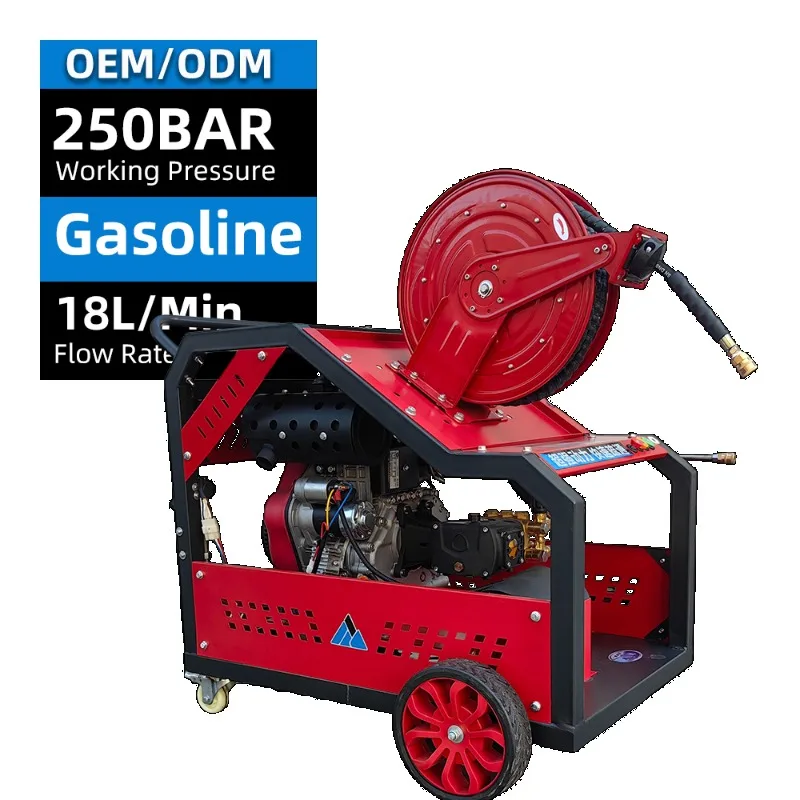 High-efficiency high-pressure cleaner, high pressure and large flow