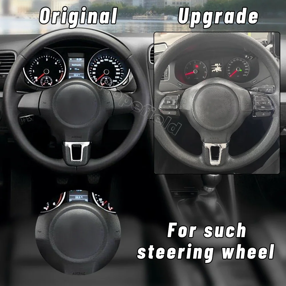 Multimedia knop stuurwiel schakelaar Android afstandsbediening voor VW jetta golf 5 6 polo 9N 6R Bora touran caddy tiguan tuning
